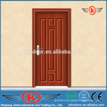 JK-P9054 portas de PVC modernas de madeira maciça